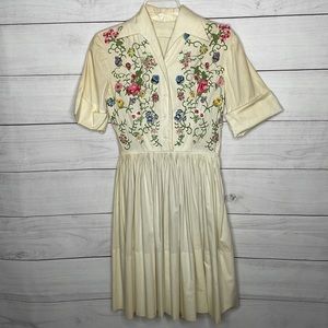 1950’s House Dress Handmade Vintage Excellent condition Size Small